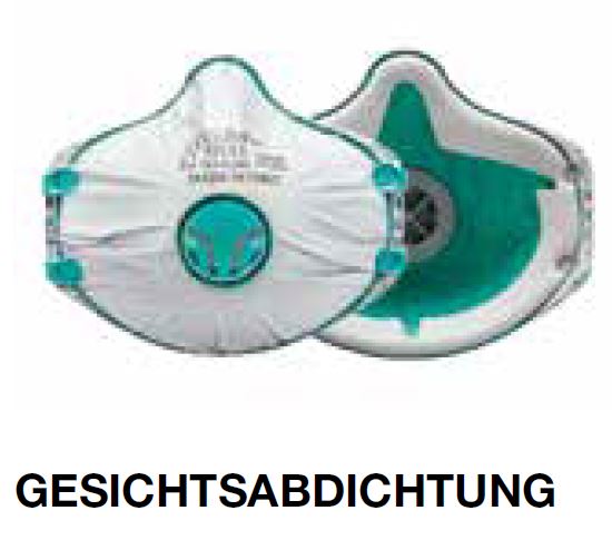 BLS FFP3 Maske mit zusätzlicher Dichtlippe